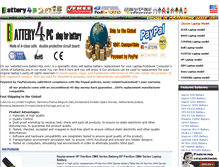 Tablet Screenshot of battery4pc.com